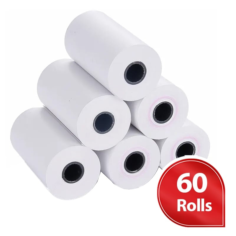 60 Rolls 57x35mm Thermal Paper EFTPOS Roll