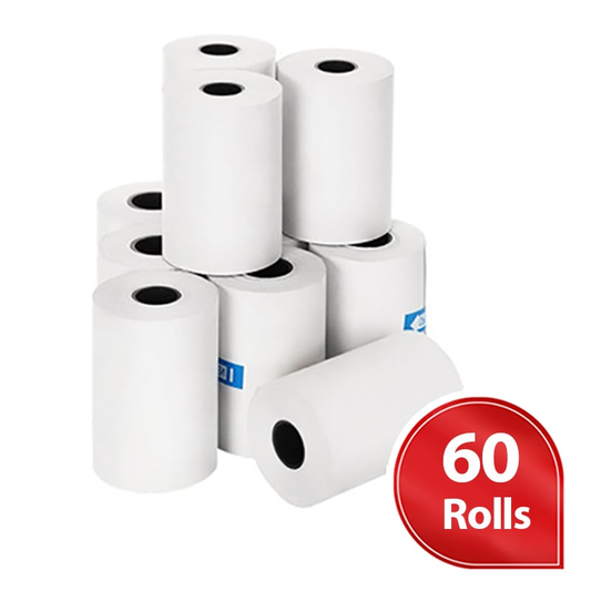 60 Rolls 57x40mm Thermal Paper EFTPOS Roll