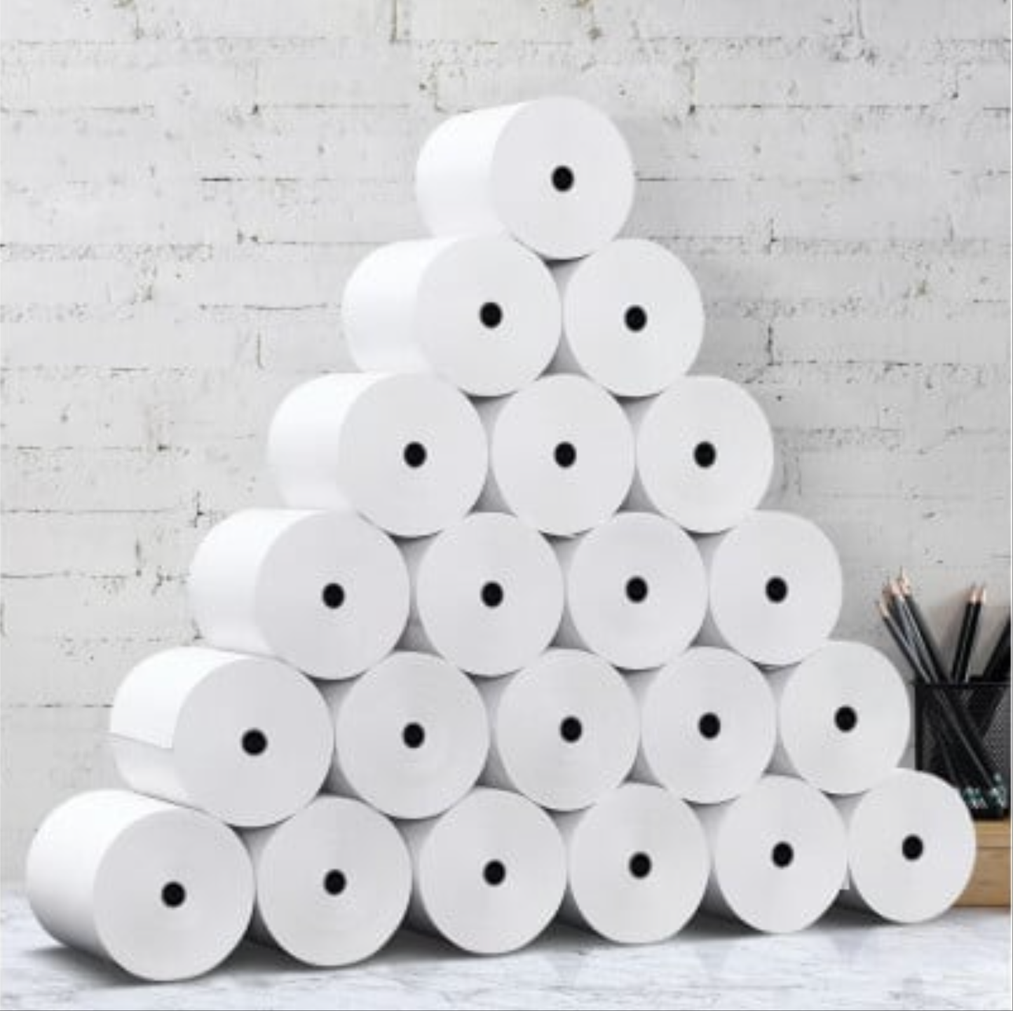 24 Bulk Rolls 80x80mm Thermal Paper Cash Register Receipt Roll
